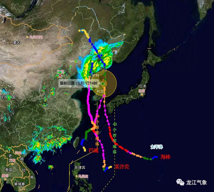 臺風“海神”上午進入黑龍江，多部門聯合發布氣象風險預警！